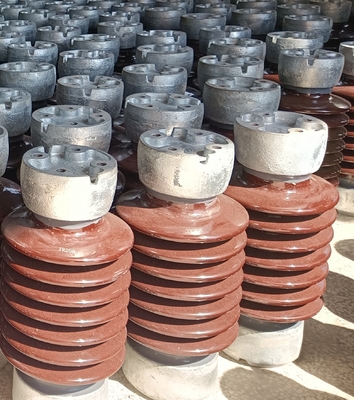 Trạm cách điện bằng sứ cường độ cao ANSI TR-208 Men nâu