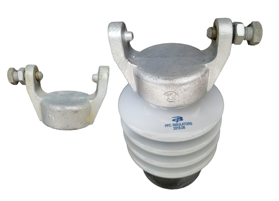 IEC 60168 Chống giòn Dòng sứ cách điện Xám nhạt