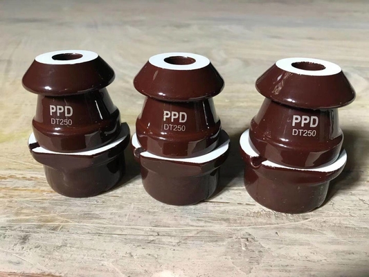 Ống lót máy biến áp sứ DIN 1kV 250A Màu nâu OEM Có sẵn