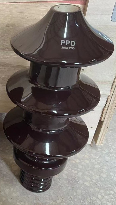 Ống lót bằng sứ tráng men màu nâu 20NF250 DIN 42531 Tiêu chuẩn OEM