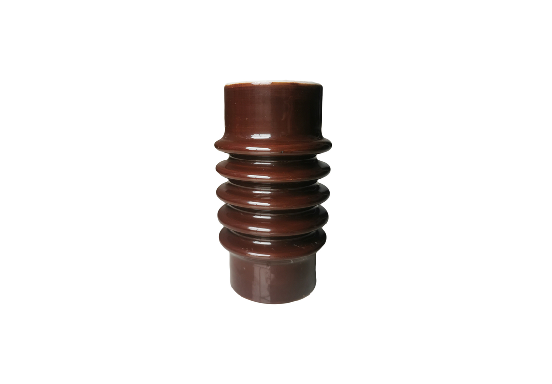 Cách điện gốm cao áp 10kV màu nâu cho đường dây phân phối