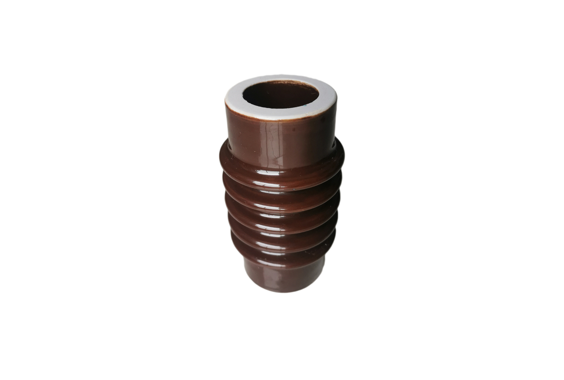 Cách điện gốm cao áp 10kV màu nâu cho đường dây phân phối