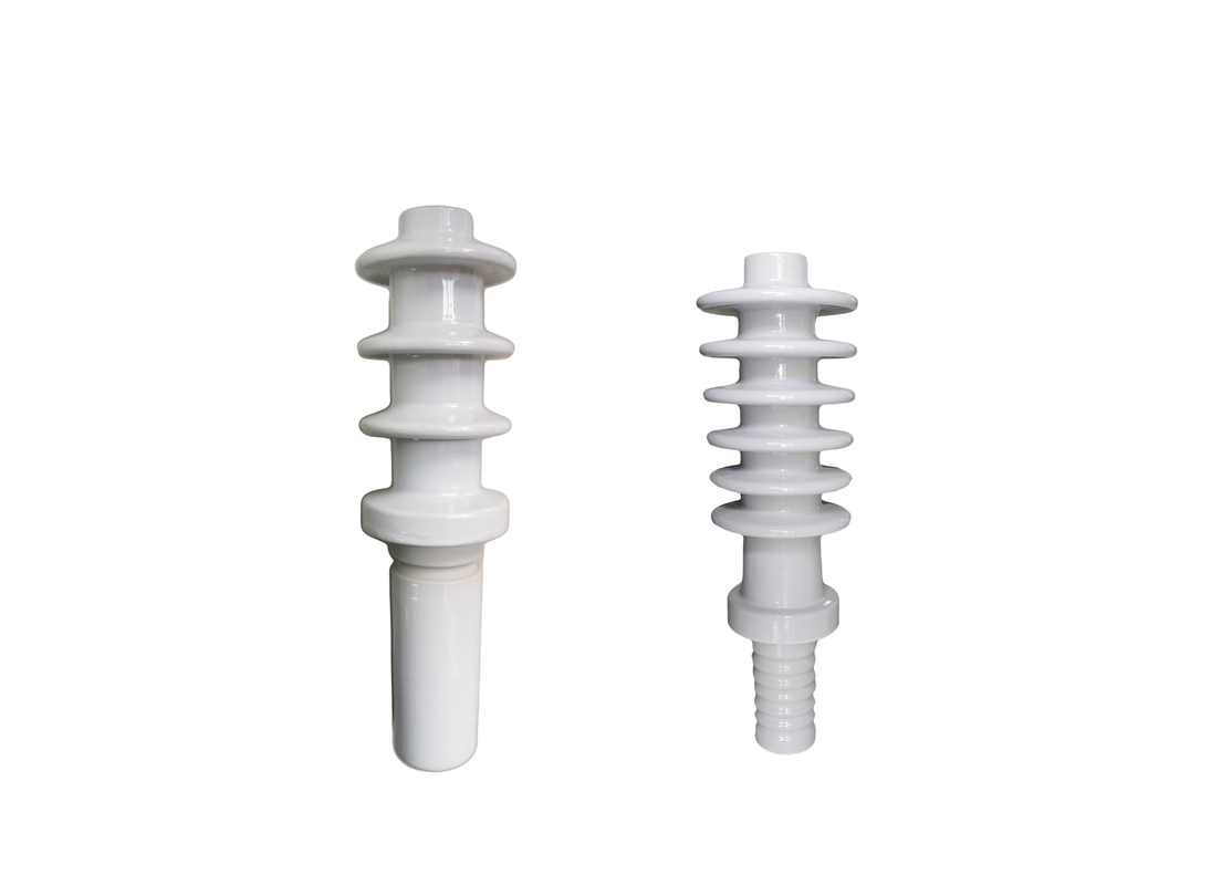 Tiêu chuẩn IEC Cách điện đường dây điện bằng sứ 25kV màu trắng