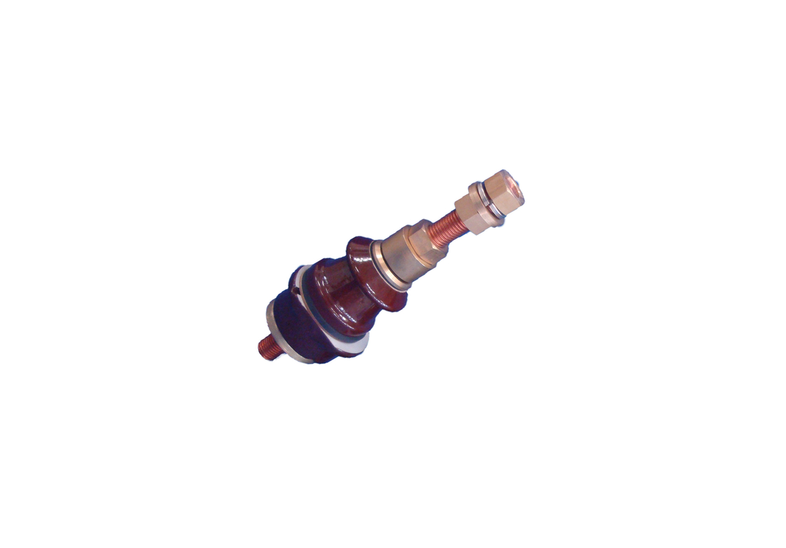 Lắp ráp ống lót bằng sứ DT1-250A với thanh cái bằng đồng