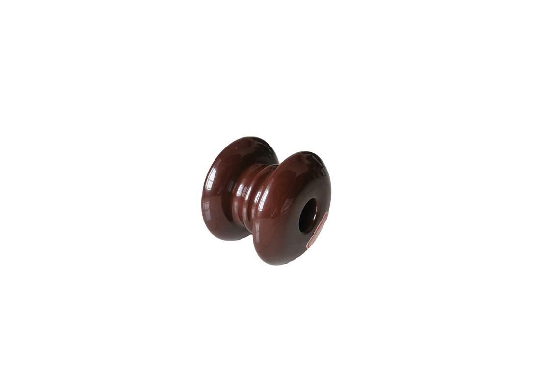 Thiết kế đặc biệt Chiều cao màu nâu 93mm Sứ cách điện