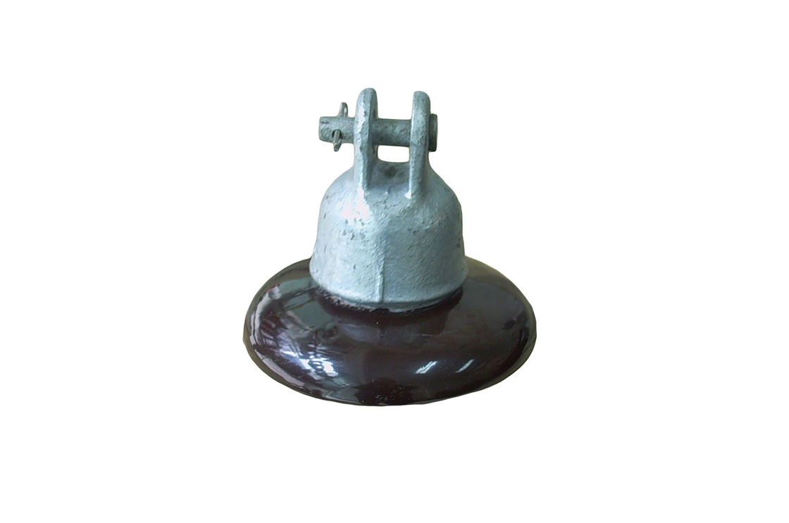 Màu nâu Cách điện treo bằng sứ OEM ANSI 52-4