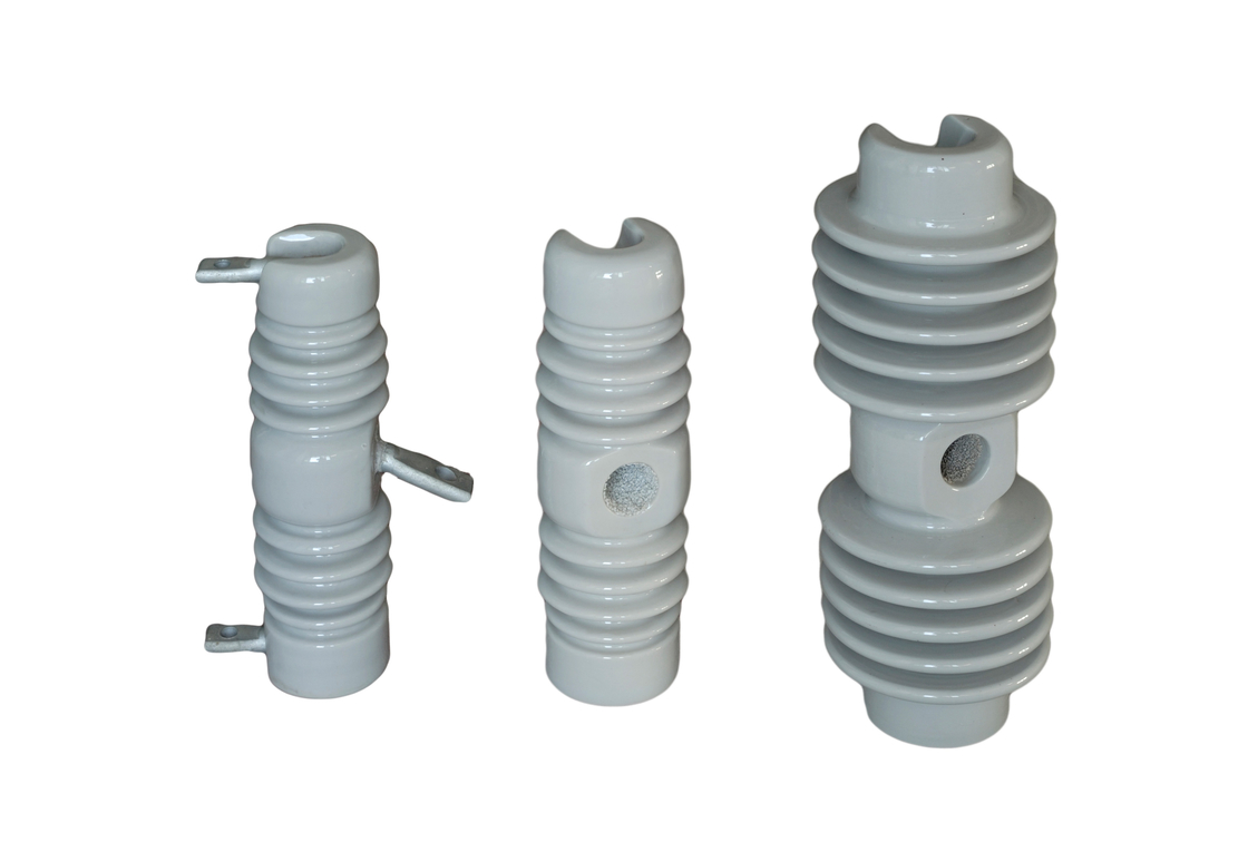 Màu xám nhạt Tiêu chuẩn IEC 46kv Ngắt cầu chì bằng sứ