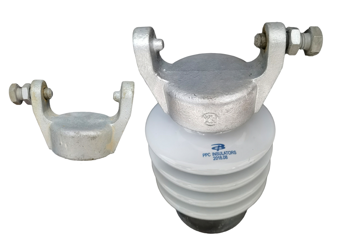 IEC 60168 Chống giòn Dòng sứ cách điện Xám nhạt
