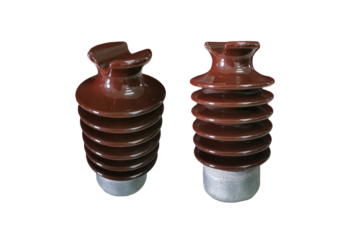 Cổ F chuyên nghiệp ANSI 57-2 chiều cao 305mm Đường dây cách điện sứ