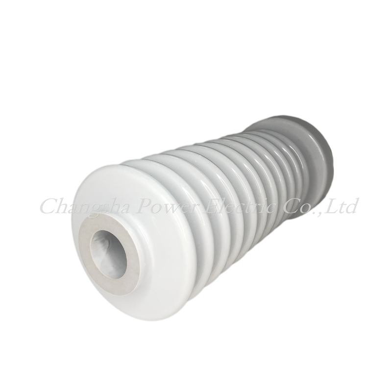 Ống lót sứ cách điện bằng khí tráng men trắng IEC 25.8kv