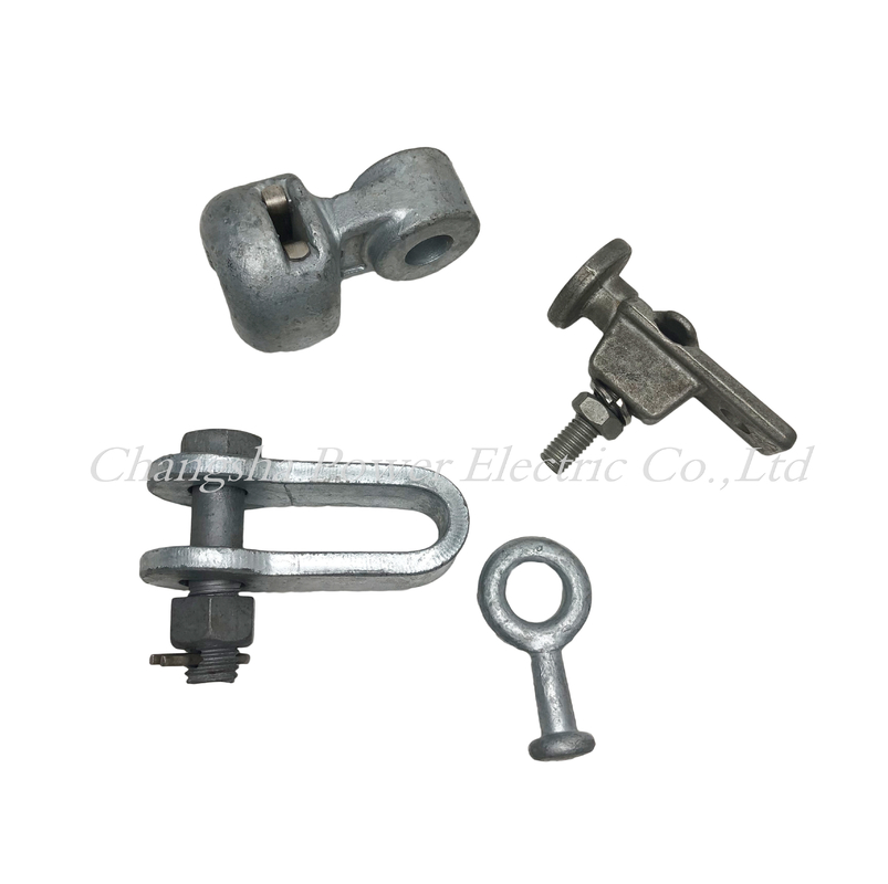 Phụ kiện kim loại tiêu chuẩn ANSI 40kn cho sứ cách điện treo