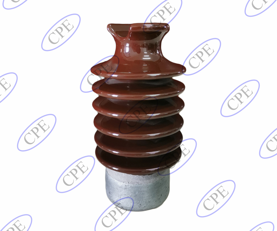 Cổ F Cách điện sứ chiều cao ANSI 57-2 305mm