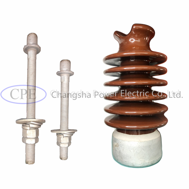 Tiêu chuẩn IEC Bộ cách điện đường dây sứ ANSI 57-2 Ngắn 57-Dài