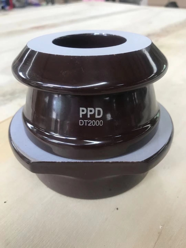 Ống lót sứ biến áp 1kV 2000A tráng men nâu