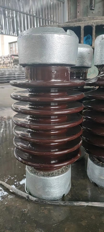 ANSI Brown Glaze Station Post Sứ cách điện TR-208 8.9kN