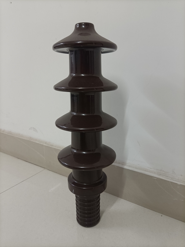 DIN 30NF250 Máy biến áp bằng sứ Ống lót màu nâu tráng men Chiều cao 485MM