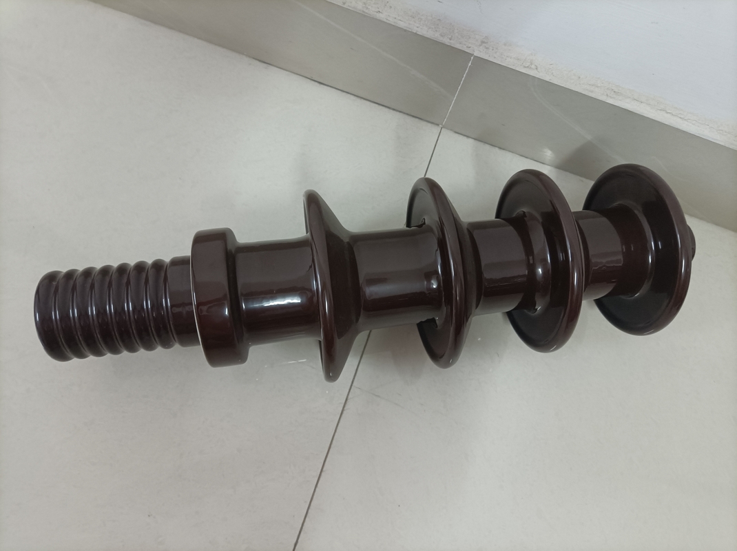 DIN 30NF250 Máy biến áp bằng sứ Ống lót màu nâu tráng men Chiều cao 485MM