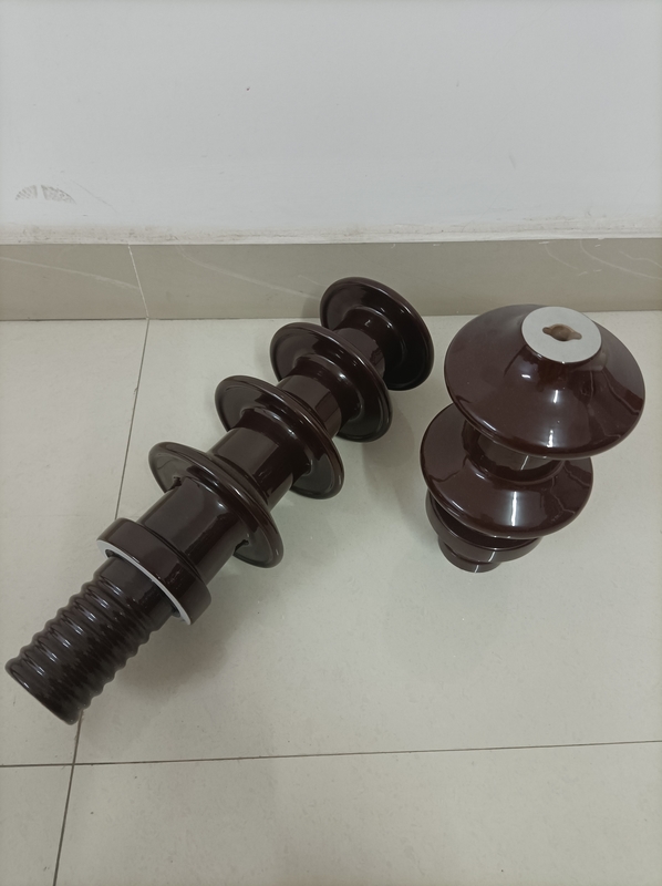 DIN 30NF250 Máy biến áp bằng sứ Ống lót màu nâu tráng men Chiều cao 485MM